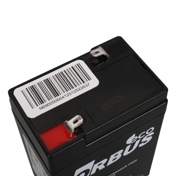 Energy Mustang 6 Volt 4 Amper Kuru Işıldak Aküsü (70x48x101 Mm)