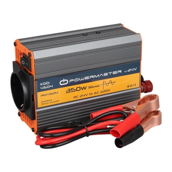 PowerMaster PM-4504 24 Volt - 350 Watt Modifiye Sinüs İnverter