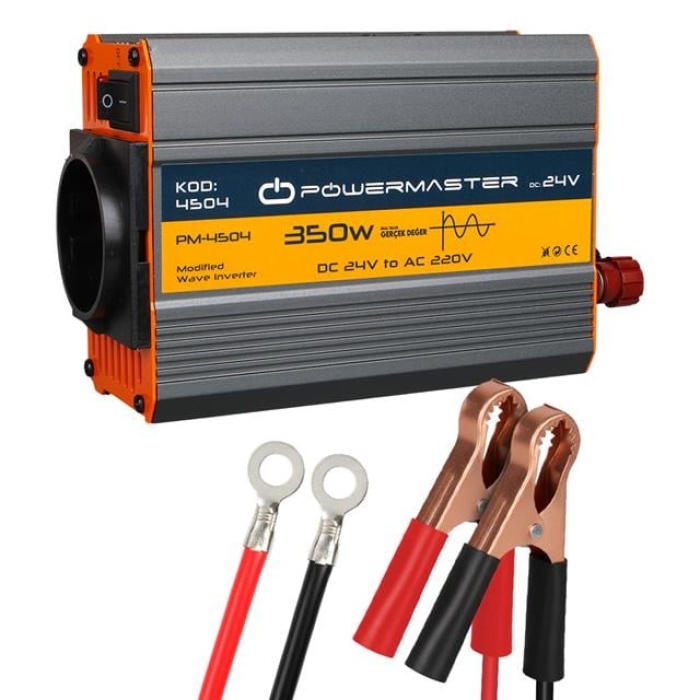 PowerMaster PM-4504 24 Volt - 350 Watt Modifiye Sinüs İnverter