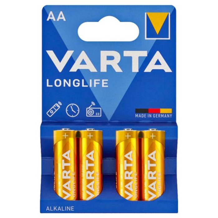 Varta Longlife Power Alkalin AA Kalem Pil 4lü Paket