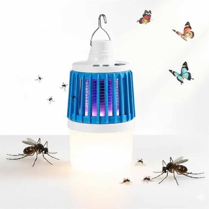 Powermaster MX-858 USBli Sinek Öldürücü Özellikli 3 Modlu Şarjlı Kamp Feneri