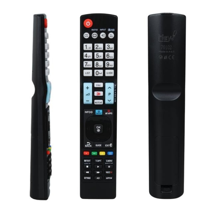 Hey RM-L999 3D Küçük Kalıp LG Smart Tuşlu Üniversal Lcd Led TV Kumanda