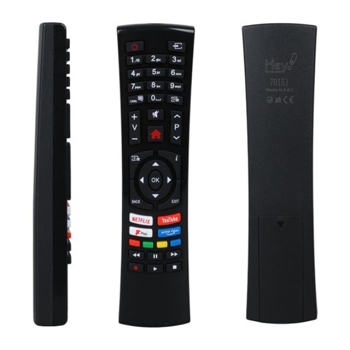 Hey Küçük Kalıp Vestel 4391P Black Fplay Netflix - Youtube - Play Tuşlu Lcd Led TV Kumanda