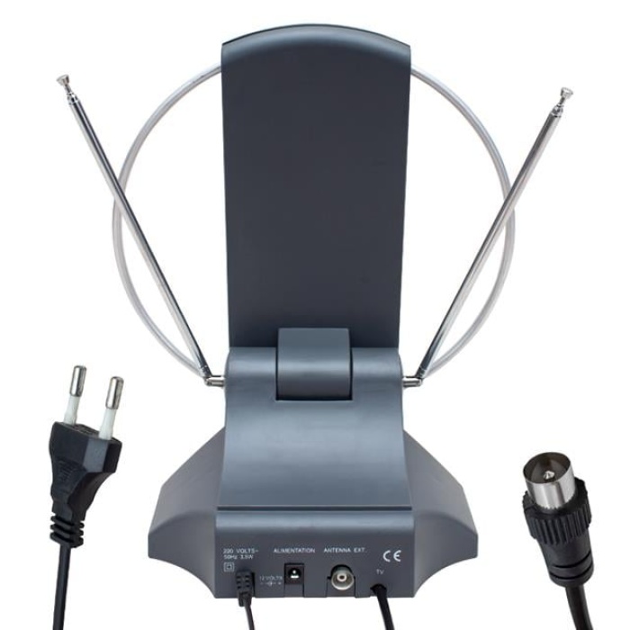 Powermaster Uhf-Vhf Renkli Elektrikli Tv & Fm Üstü Anten DT-101