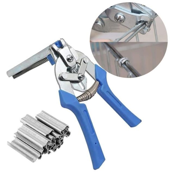 PowerMaster PM-20535 Bükümlü Halka Pense Klipler Tel Çit Sıkma Aleti