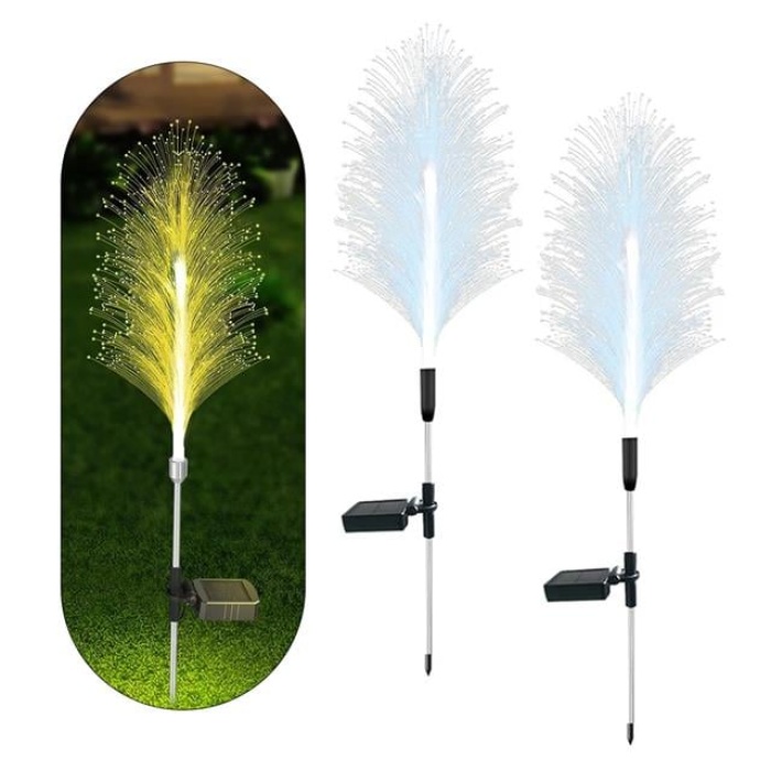 Powermaster PM-21642 Solar Ledli 7 Renk Değiştiren 2li Paket Bahçe Dekorasyon Aydınlatma