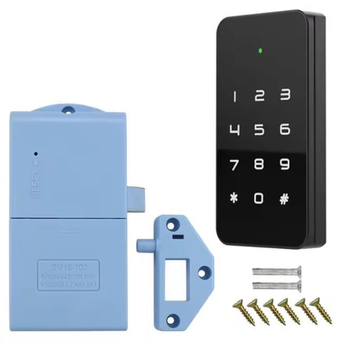 PowerMaster PM-26728 RFID Ve Tuş Panelli Dijital Elektronik Kapı Dolap Kilidi (2li Paket)