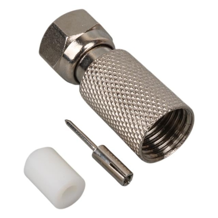 F Erkek Konnektör RG11 Pimli İğneli Model