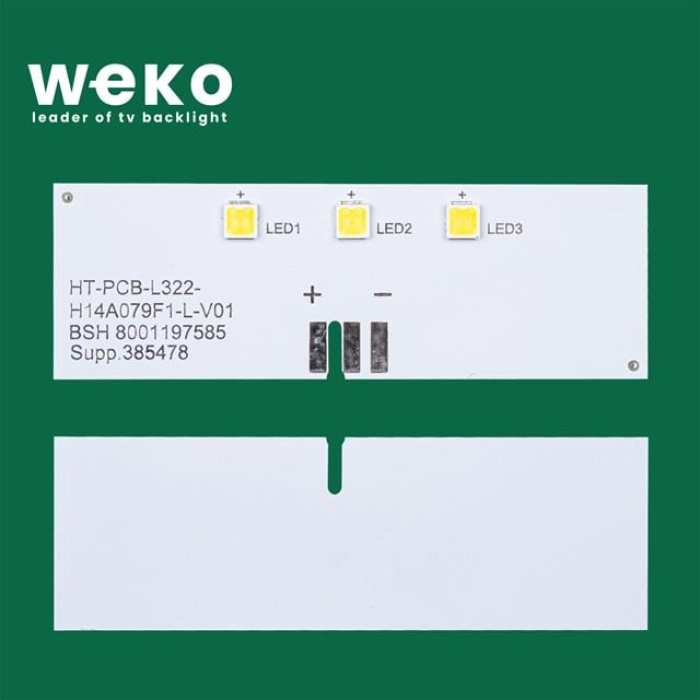 Buzdolabı İç Aydınlatma Ledi LD79 HT-PCB-L322-H14A079B-L-V01 3 Çipli