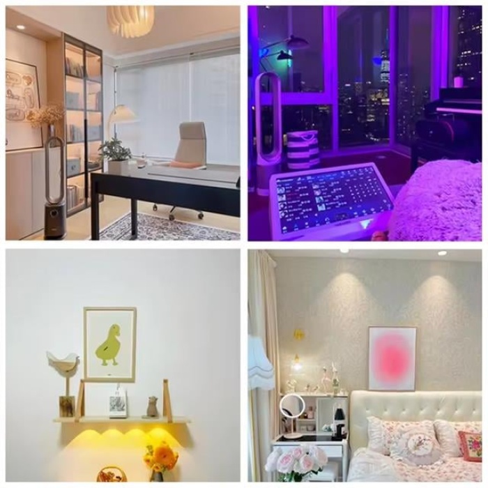 PowerMaster PM-26973 3M Yapışkanlı Pilli Rgb Led Lamba