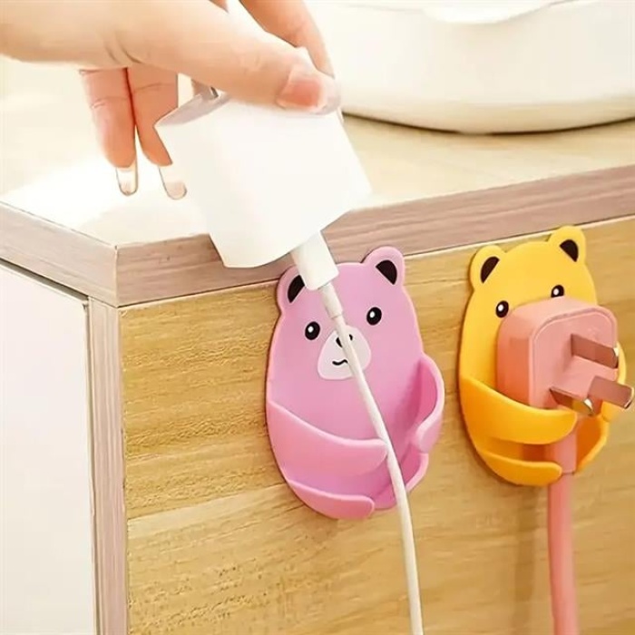 Sunup SN-27190 Ayıcık Desenli Kablo Fiş Tutucu Düzenleyici