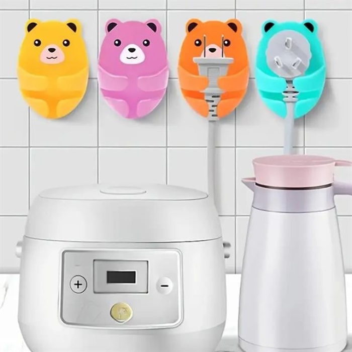 Sunup SN-27190 Ayıcık Desenli Kablo Fiş Tutucu Düzenleyici