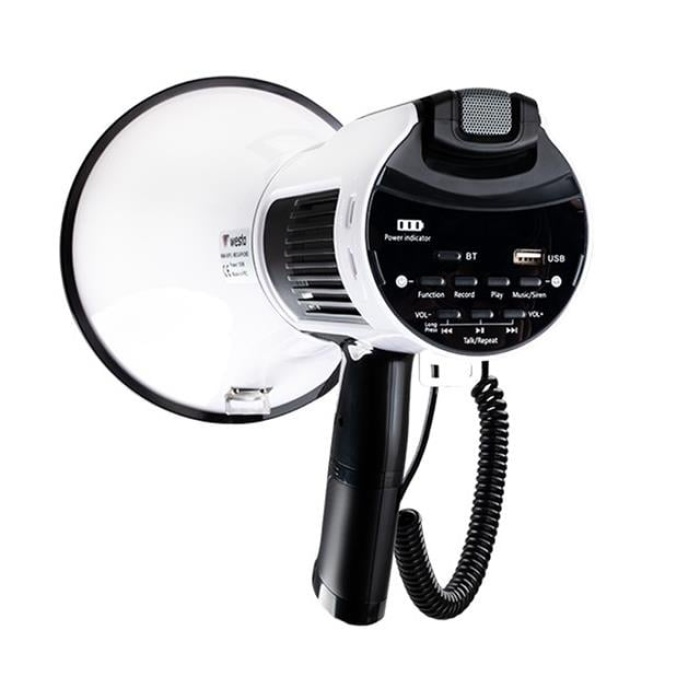 Westa WM-90PU Type-C 100 Watt Mayk Mikrofonlu USB-TF-Bluetooth Megafon