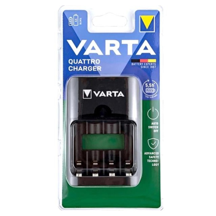 Varta Quattro Charger Type-C Girişli 4lü AAA-AA NI-MH Pil Şarj Cihazı