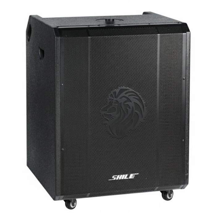 Shile SL-9 400W Aktif Kule Ses Sistemi 2 Adet Kablosuz Mikrofonlu Tekerlekli MDF Kasa Bluetooth/TWS/DSP Destekli PA Seti