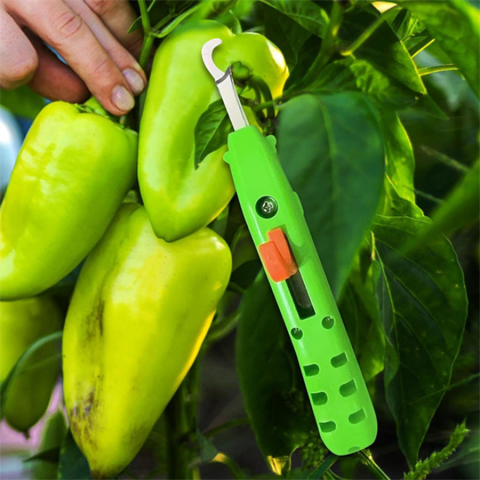 Sunup SN-29124 Pratik Sebze Meyve Hasat Makası Tabanca Tipi Kolay Kesim Aparatı