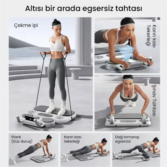Sunup SN-29123 Çok Fonksiyonlu Fitness Pilates Karın Egzersiz Aleti
