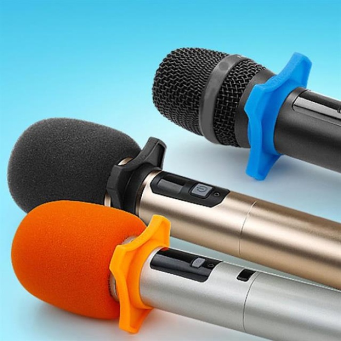 Tenon ZE-7130 5li Standart 5 Renk El Mikrofon Süngeri (Sarı-Turuncu-Kırmızı-Mavi-Siyah)