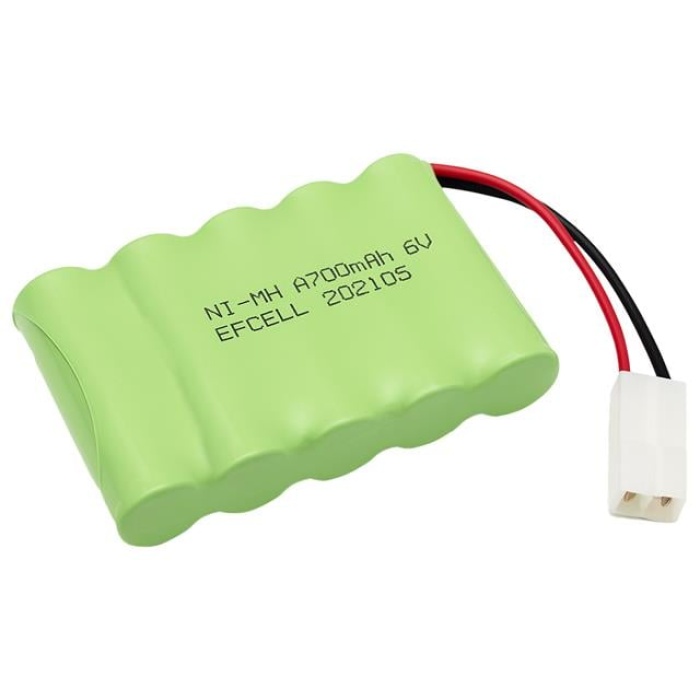 Efcell EF-202105 6 Volt 700mAh 5li Oyuncak Araç Pili Soketli 71x50x15mm
