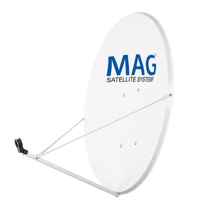 MAG 97cm 3 Kollu Ofset Çanak Anten Büyük Mountlu Profesyonel Seri (10lu Paket)