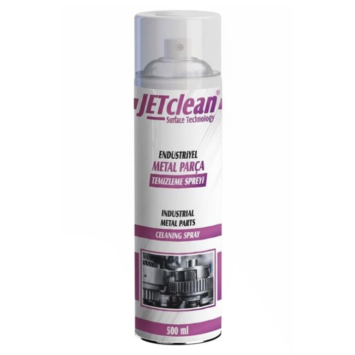 JETCLEAN 500ML ENDÜSTRİYEL METAL PARÇA TEMİZLEME SPREYİ