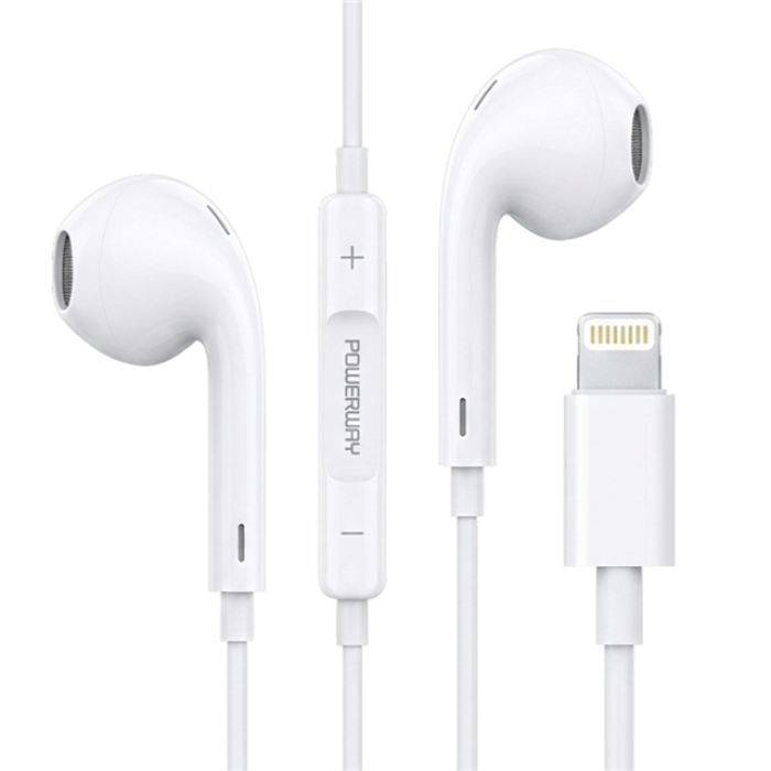 Powerway EarTON Iphone Lightning Konnektörlü Stereo Kulaklık