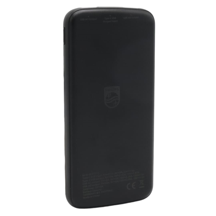 Philips DLP7712CB 10.000mAh PD Hızlı Şarj Dijital Ekranlı Siyah Powerbank