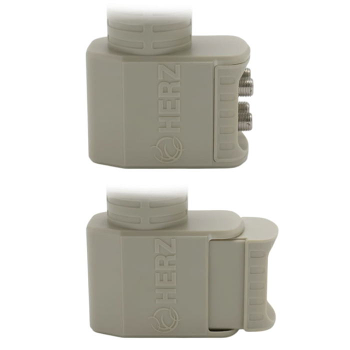 Herz HR-904 Digital Ku-Band Quad 4lü LNB Universal - Altın Uçlu 0.1dB Sharp Chip
