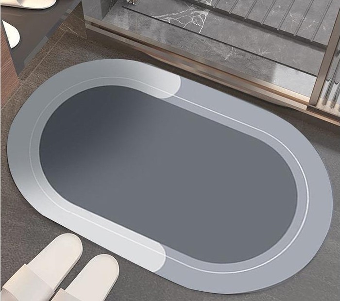 Oval Süper Emıcı Banyo Paspası