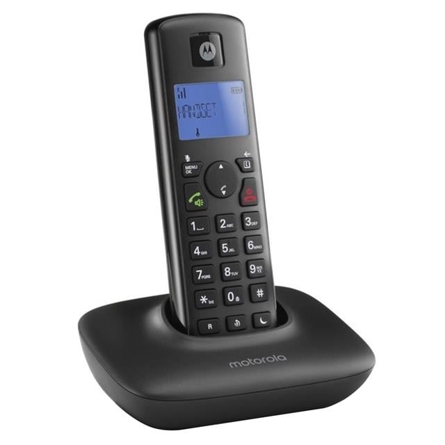 T401+ Kablosuz Dect Telsiz Sabit Hat Telefon Siyah