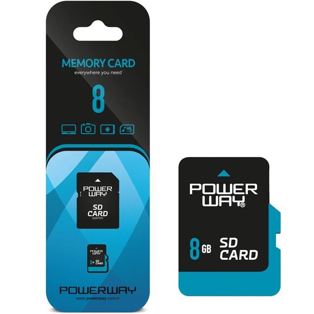 8 Gb Micro Sd Hafıza Kartı Pwr-8