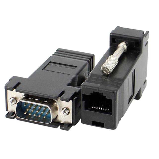 Vga Extender Rj45 Cat5/Cat6/Cat7 Uzatıcı Çevirici (2'Li Paket)