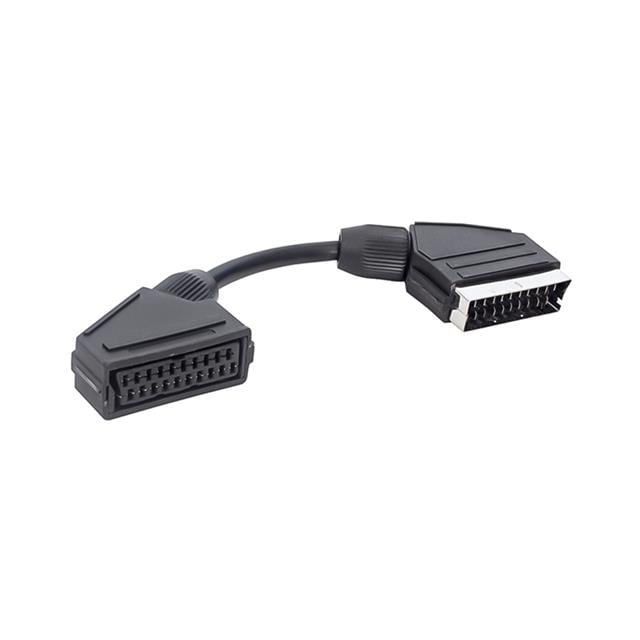 Scart Scart Erkek-Dişi Ara Kablo 20 Cm