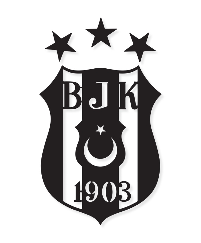 Siyah İstanbul Takımı BJK Spor Kulübü MDF Tablo
