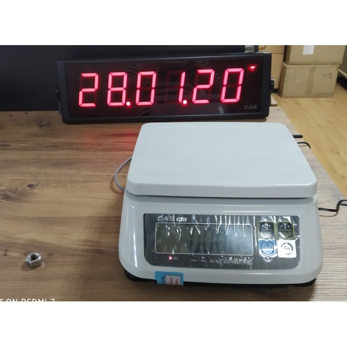 Cas Sw Terazi +CD 3050 Wifi Müşteri Ekranı