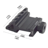 Taktik 45 Derece Açı Ofset Yan Adaptörü Atlass 20mm Picatinny Ray