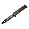 4 35bk Siyah Bas - Çek Kamp Çakı 20cm- Otomatik, Kemerlikli
