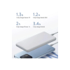 10000 Mah Beyaz 22.5w Powerbank Taşınabilir Hızlı Şarj Cihazı