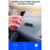 Jx-007 Gümüş Çok Amaçlı Magnetic Car Holder Araç İçi Telefon Tutucu