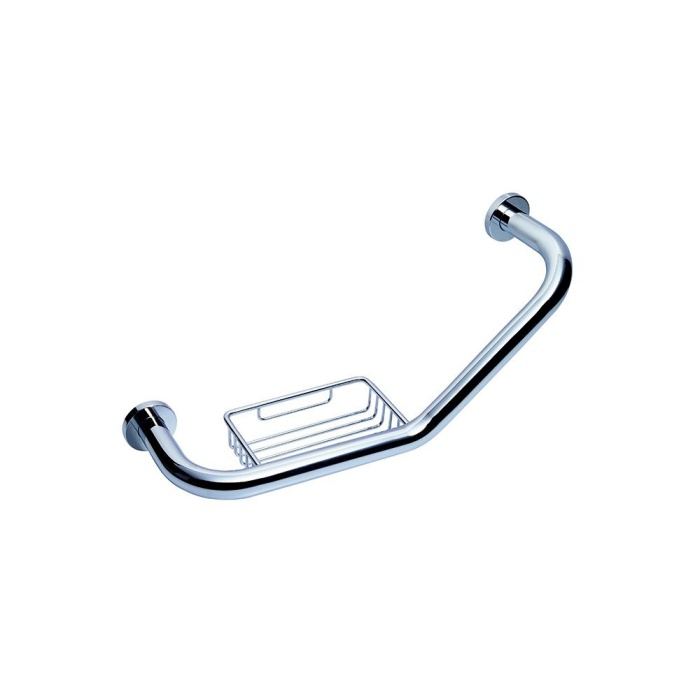 Bocchi Tutunma Barı Açılı Sabunluklu 455 Mm Krom - Premium Ürün