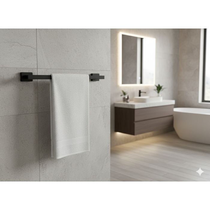 Bocchi Matera 350 mm Uzun Mat Siyah Havluluk - Premium Ürün