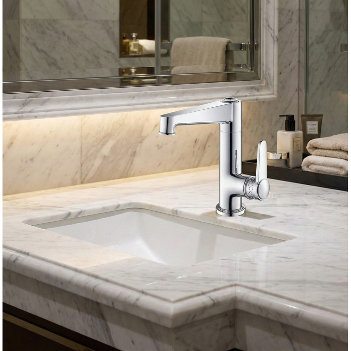 Bocchi Orient Eviye Bataryası Krom - Premium Ürün