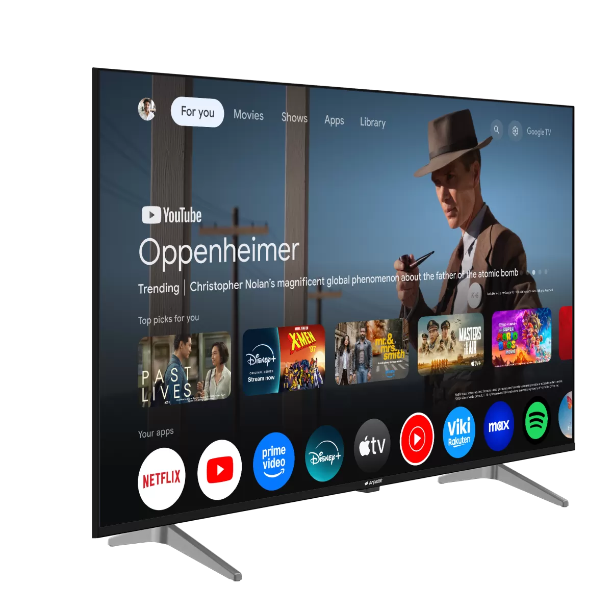 ARÇELİK A75 E 795 B 75 İnç (190 Ekran) TV EH9T00