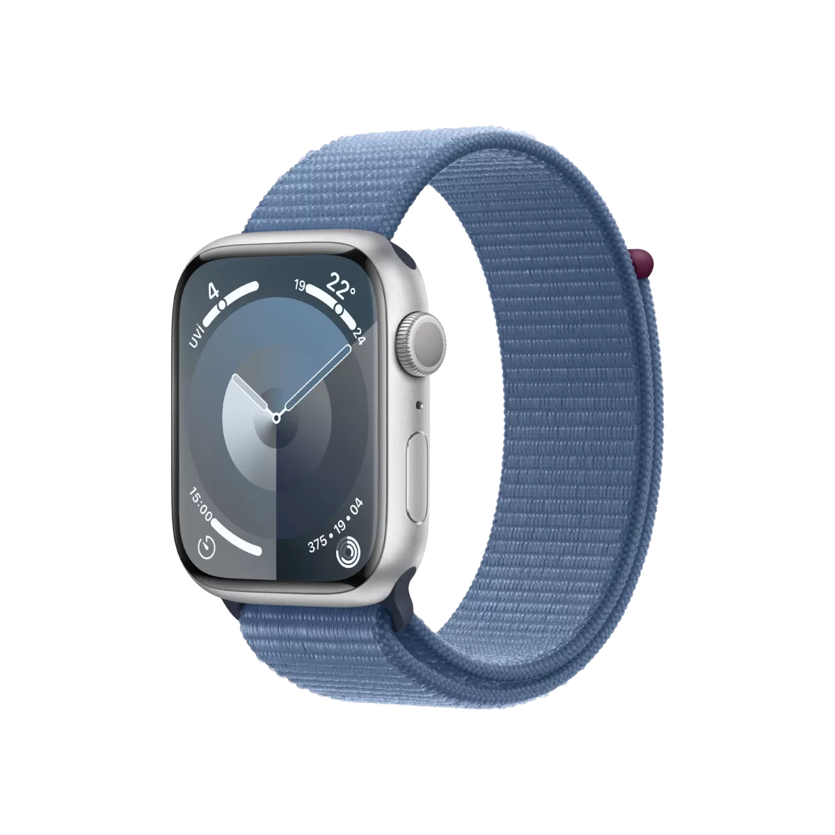 APPLE Apple Watch S9  41mm Gümüş   Kış Mavi SL Akıllı Saat
