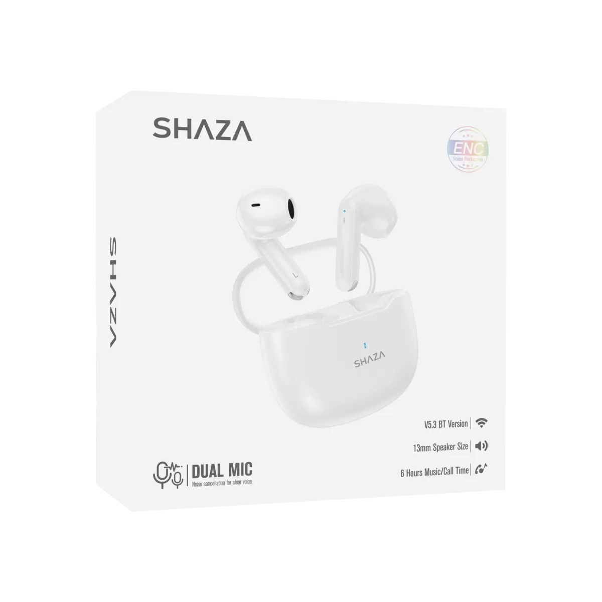 SHAZA SHAZA Air7 Bluetooth Kulaklık Beyaz Kulaklık