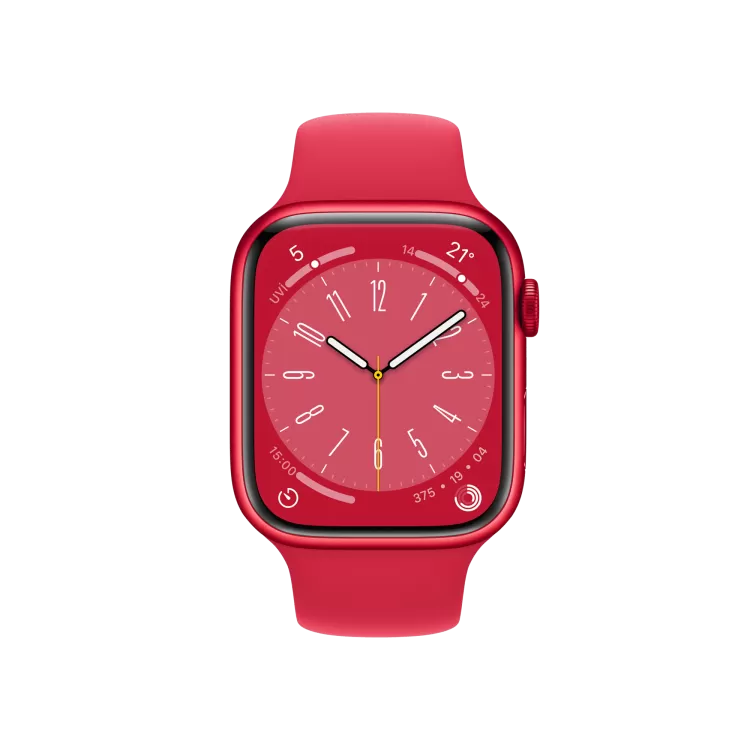 APPLE Apple Watch Series 8, 45mm Kırmızı Akıllı Saat