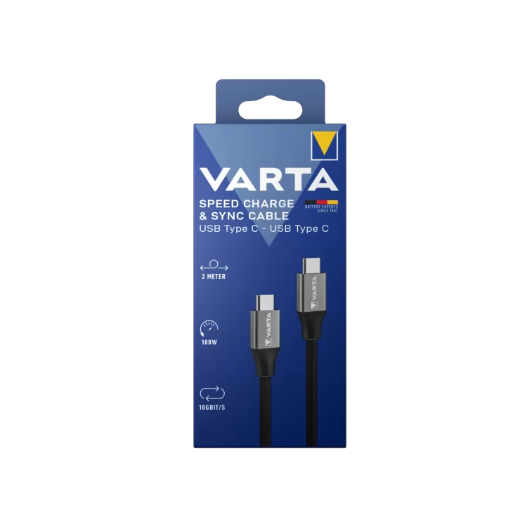 Varta VARTA Şarj Kablosu 2m C-C Şarj Kabloları