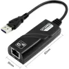 USB 3.0  10/100/1000 Gigabit RJ45 Ethernet LAN  1000Mbps