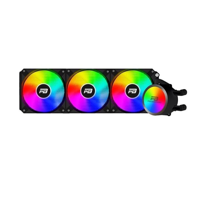 POWER BOOST NOBLE 360 3x120mm RAINBOW FANLI SIVI SOĞUTMA SİSTEMİ