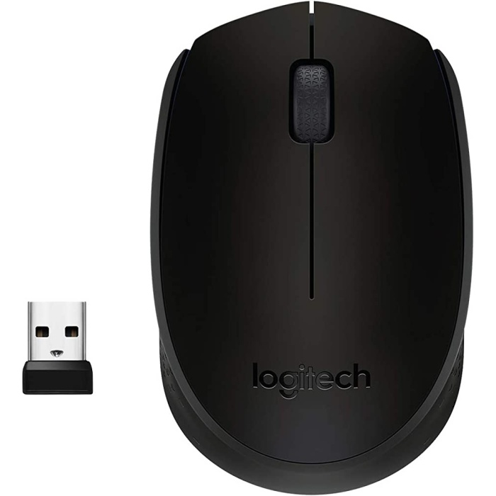 Logitech M171 USB Alıcılı Kablosuz Kompakt Mouse - Sİyah